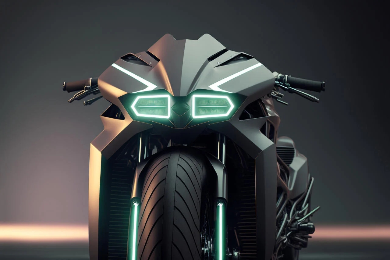 由人工智能设计的特斯拉Cyberbike概念车