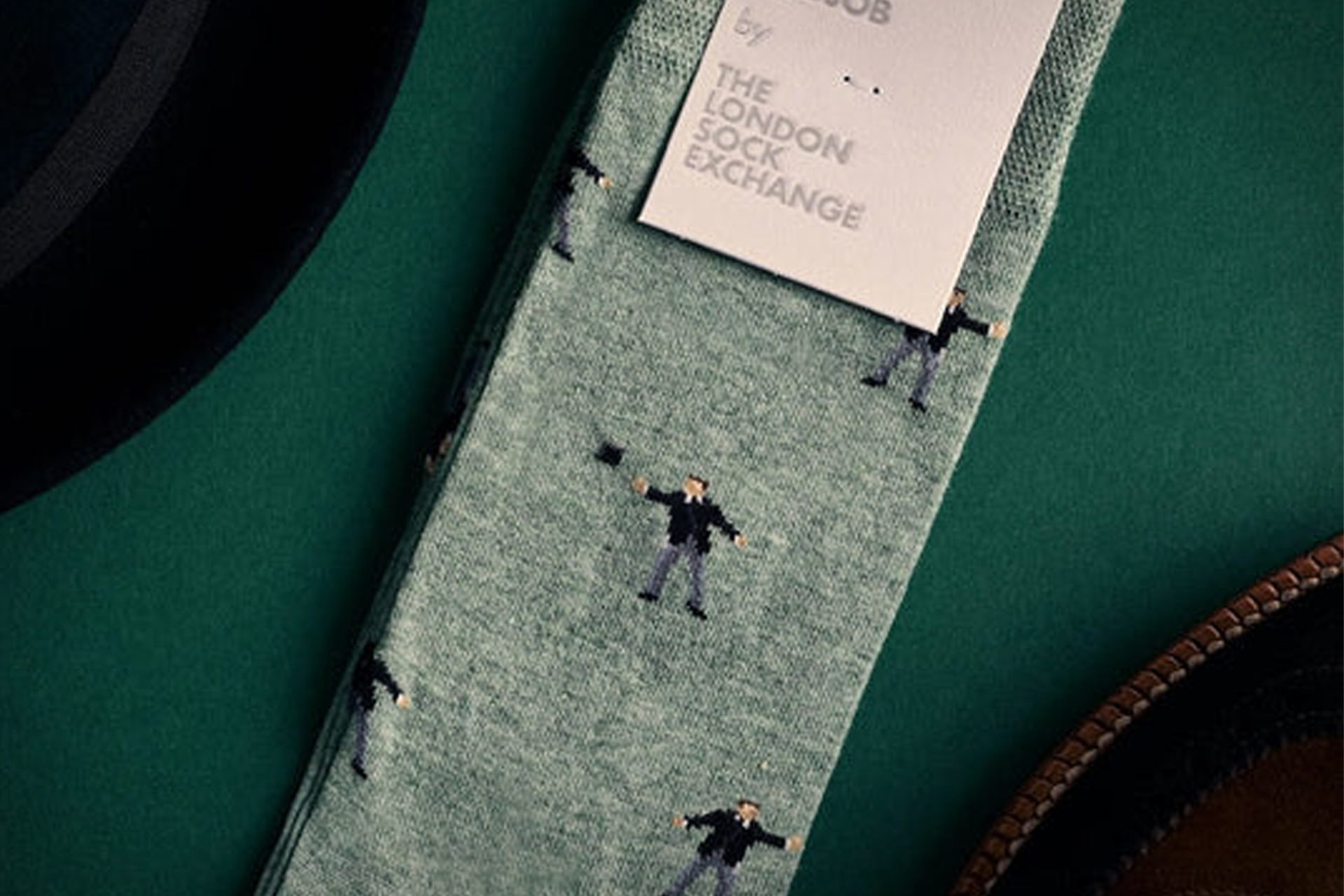007第一版袜子系列，以詹姆斯·邦德的形象为特色