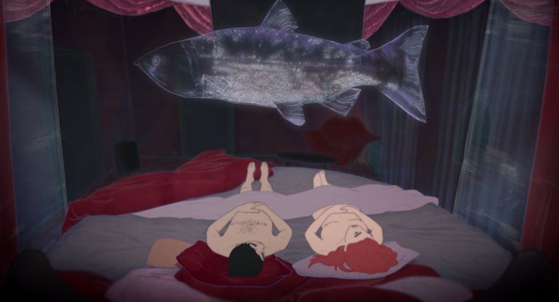 观看村上春树的故事在《睡着的女人盲柳》的精美动画预告片中栩栩如生