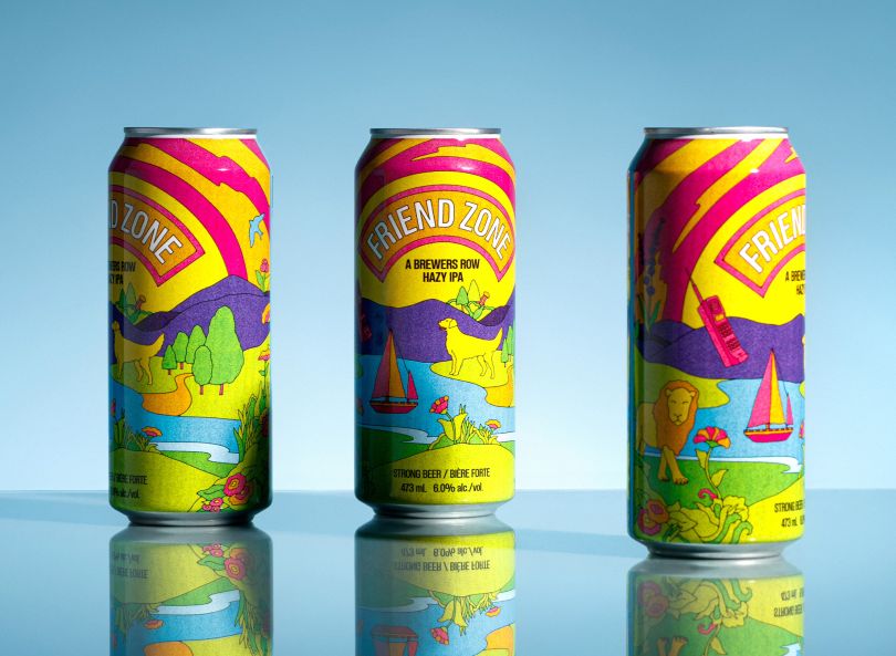 Glasfurd & Walker为加拿大啤酒合作制作色彩缤纷、令人振奋的包装